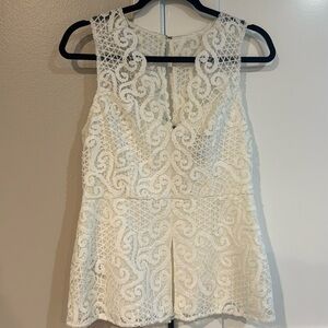 BCBG lace top size medium